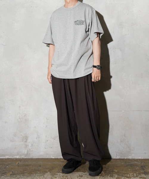 NANGA(ナンガ)の「NANGA / ナンガ ECO HYBRID LINE DRAWING TEE エコハイブリッド ラインドローイン Tシャツ(Tシャツ/カットソー・メンズ・グレー/ブラック/ホワイト・SMALL/MEDIUM/LARGE)」の9枚目の写真