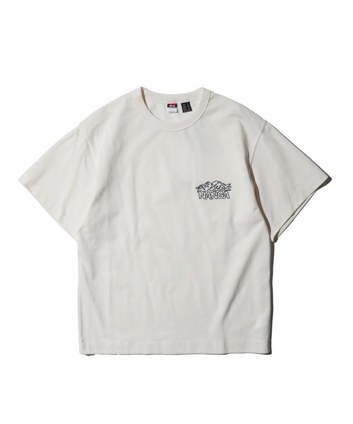 NANGA(ナンガ)の「NANGA / ナンガ ECO HYBRID LINE DRAWING TEE エコハイブリッド ラインドローイン Tシャツ(Tシャツ/カットソー・メンズ・グレー/ブラック/ホワイト・SMALL/MEDIUM/LARGE)」の10枚目の写真