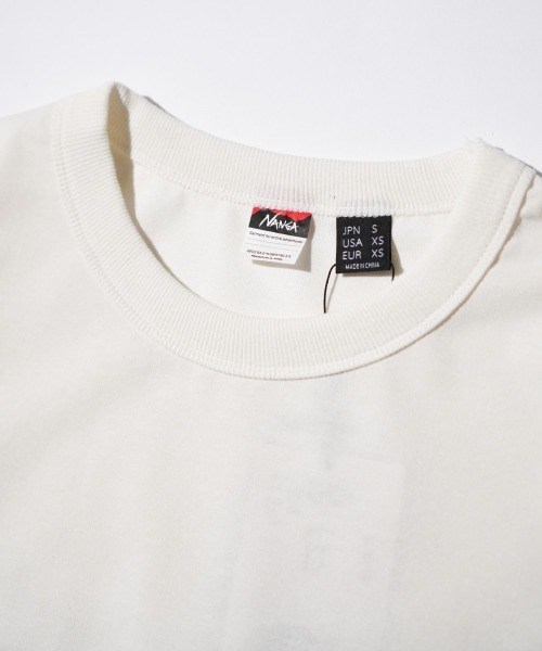 NANGA(ナンガ)の「NANGA / ナンガ ECO HYBRID LINE DRAWING TEE エコハイブリッド ラインドローイン Tシャツ(Tシャツ/カットソー・メンズ・グレー/ブラック/ホワイト・SMALL/MEDIUM/LARGE)」の11枚目の写真