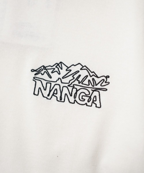 NANGA(ナンガ)の「NANGA / ナンガ ECO HYBRID LINE DRAWING TEE エコハイブリッド ラインドローイン Tシャツ(Tシャツ/カットソー・メンズ・グレー/ブラック/ホワイト・SMALL/MEDIUM/LARGE)」の12枚目の写真