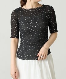 ビアズリー　ドット刺繍Tシャツ ドット刺繍ニット | BEARDSLEY(ビアズリー)レディース | PAL CLOSET