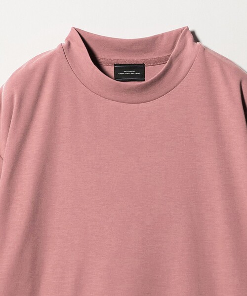 green label relaxing(グリーンレーベルリラクシング)の「小野メリヤス ハイツイスト 半袖 Tシャツ -UVカット・吸水速乾-(Tシャツ/カットソー・メンズ・ピンク/ブラック/ホワイト・XL/M/L/S)」の16枚目の写真