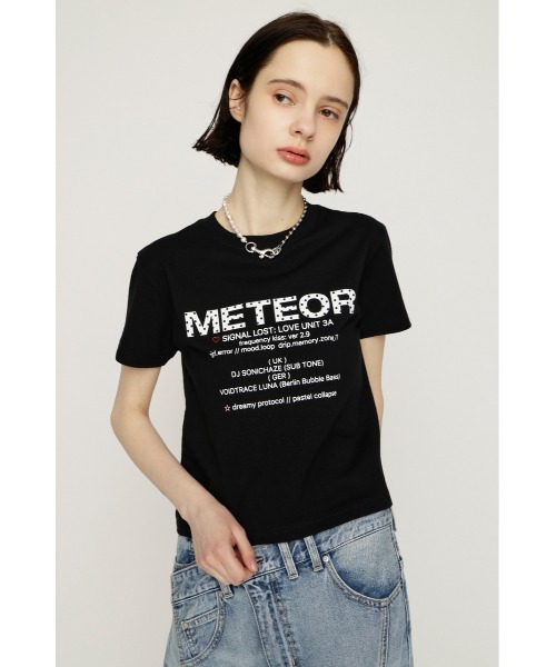 SLY(スライ)の「PATTERN LOGO COMPACT T/SH パターンロゴコンパクトTシャツ 春服 夏服(Tシャツ/カットソー・レディース・ブラック/ライトブルー/ホワイト/ブラウン・FREE)」の13枚目の写真