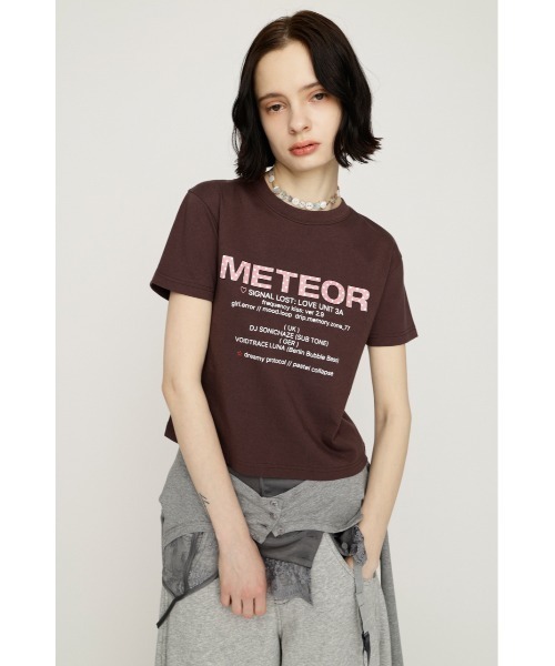 SLY(スライ)の「PATTERN LOGO COMPACT T/SH パターンロゴコンパクトTシャツ 春服 夏服(Tシャツ/カットソー・レディース・ブラック/ライトブルー/ホワイト/ブラウン・FREE)」の18枚目の写真
