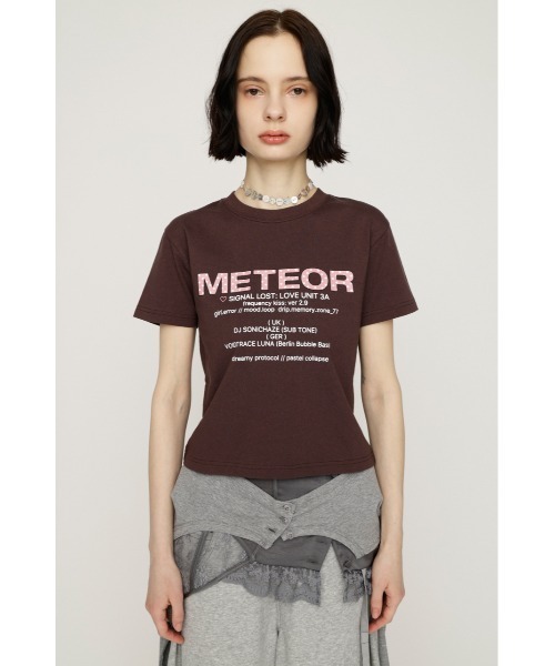 SLY(スライ)の「PATTERN LOGO COMPACT T/SH パターンロゴコンパクトTシャツ 春服 夏服(Tシャツ/カットソー・レディース・ブラック/ライトブルー/ホワイト/ブラウン・FREE)」の22枚目の写真