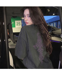 [ユニセックス]バックシムクロス半袖Tシャツ_3カラー