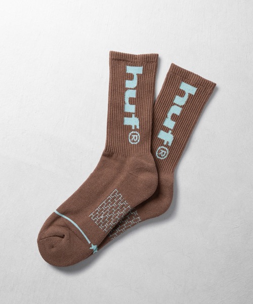 HUF(ハフ)の「CROSS CONDITIONS SOCKS(ソックス/靴下・メンズ・ブラック/ブラウン/ホワイト/ネイビー・O/S)」の3枚目の写真