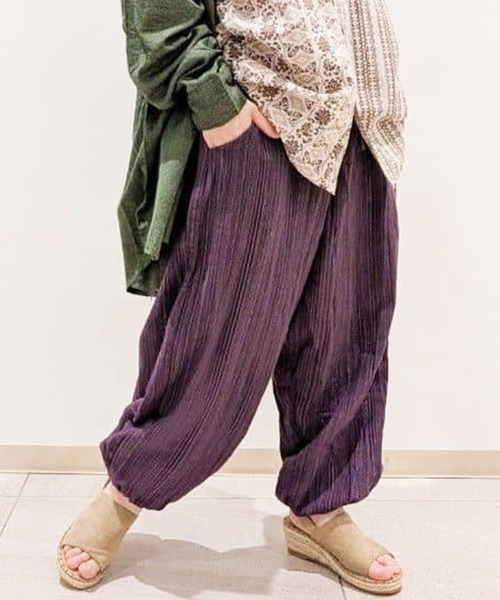 チャイハネ（チャイハネ）の「【チャイハネ】コップンMEN'Sサルエルパンツ（その他パンツ・メンズ・ブラック/グリーン/パープル/ブルー/レッド/マスタード・FREE）」の4枚目の写真
