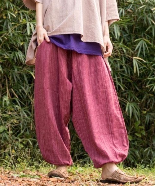 チャイハネ（チャイハネ）の「【チャイハネ】コップンMEN'Sサルエルパンツ（その他パンツ・メンズ・ブラック/グリーン/パープル/ブルー/レッド/マスタード・FREE）」の6枚目の写真