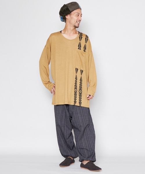 チャイハネ（チャイハネ）の「【チャイハネ】コップンMEN'Sサルエルパンツ（その他パンツ・メンズ・ブラック/グリーン/パープル/ブルー/レッド/マスタード・FREE）」の16枚目の写真