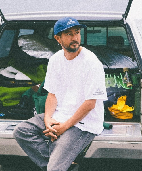 MAGIC NUMBER(マジック ナンバー)の「【MAGIC NUMBER】ROTTWEILER × MAGIC NUMBER NYLON CAP(キャップ・メンズ・ネイビー/オレンジ・FREE)」の4枚目の写真