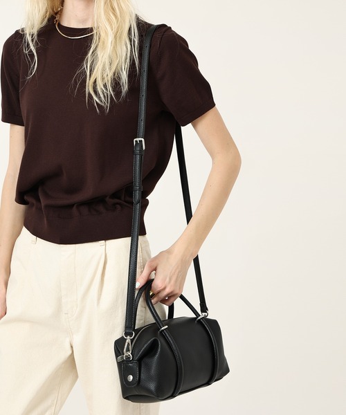 style code(スタイルコード)の「ZOZO限定【STYLE CODE/スタイルコード】2WAYミニボストンバッグ(ボストンバッグ・レディース・ブラウン/ブラック・FREE)」の11枚目の写真