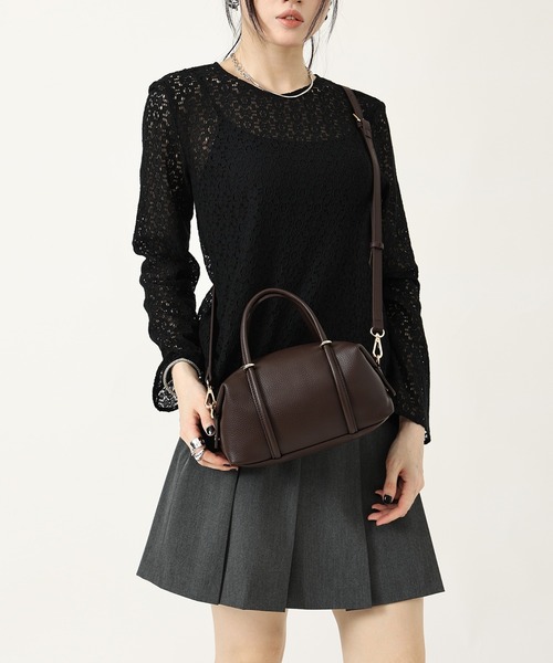 style code(スタイルコード)の「ZOZO限定【STYLE CODE/スタイルコード】2WAYミニボストンバッグ(ボストンバッグ・レディース・ブラウン/ブラック・FREE)」の9枚目の写真