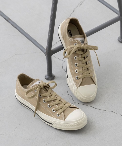 CONVERSE(コンバース)の「CONVERSE コンバース ALL STAR STITCHING OX オールスター スニーカー(スニーカー・レディース・グレー/ベージュ・24.0cm/23.5cm/23.0cm/22.5cm/22.0cm/25.0cm/24.5cm/26.0cm/25.5cm)」の2枚目の写真