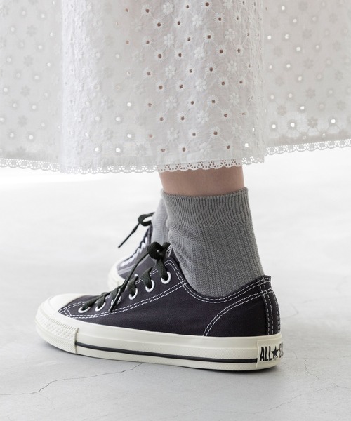 CONVERSE(コンバース)の「CONVERSE コンバース ALL STAR STITCHING OX オールスター スニーカー(スニーカー・レディース・グレー/ベージュ・24.0cm/23.5cm/23.0cm/22.5cm/22.0cm/25.0cm/24.5cm/26.0cm/25.5cm)」の12枚目の写真