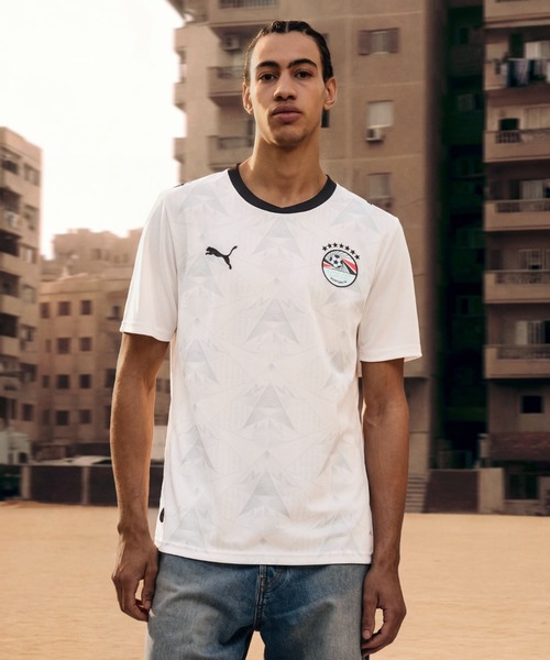 PUMA(プーマ)の「PUMA プーマ メンズ サッカー エジプト代表 アウェイ レプリカ 半袖 ユニフ(Tシャツ/カットソー・メンズ・ホワイト系その他・X-LARGE/LARGE/SMALL/MEDIUM)」の1枚目の写真