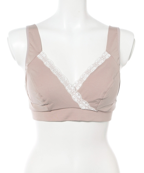 SweetMommy（スウィートマミー）の「【日本製】伝説の授乳ブラ 美胸 ノンワイヤー ブラジャー [産前産後] [産婦人科医推奨]（マタニティウェア/グッズ・レディース・ブラック/サックスブルー/ベビーピンク/パープル/ピンク/グレー/イエロー/ホワイト/ネイビー/ラベンダー/ブルーグリーン/ライトグレー・L/LL/3L/M/X-LARGE/XX-LARGE/XL/XXL/3L(UB-)）」の18枚目の写真