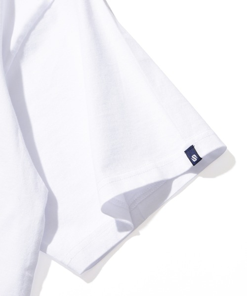SILAS(サイラス)の「SQUARE ALIGNED S/S TEE(Tシャツ/カットソー・メンズ・アッシュ/ホワイト/バーガンディー・XL/M/L)」の14枚目の写真