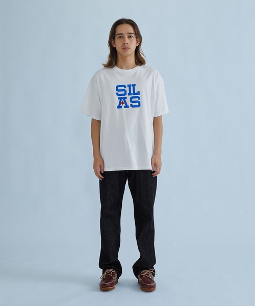 SILAS(サイラス)の「SQUARE ALIGNED S/S TEE(Tシャツ/カットソー・メンズ・アッシュ/ホワイト/バーガンディー・XL/M/L)」の15枚目の写真