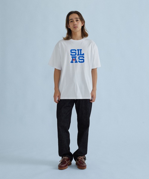 SILAS(サイラス)の「SQUARE ALIGNED S/S TEE(Tシャツ/カットソー・メンズ・アッシュ/ホワイト/バーガンディー・XL/M/L)」の16枚目の写真