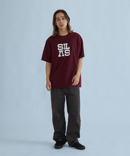 SILAS(サイラス)の「SQUARE ALIGNED S/S TEE(Tシャツ/カットソー・メンズ・アッシュ/ホワイト/バーガンディー・XL/M/L)」の17枚目の写真