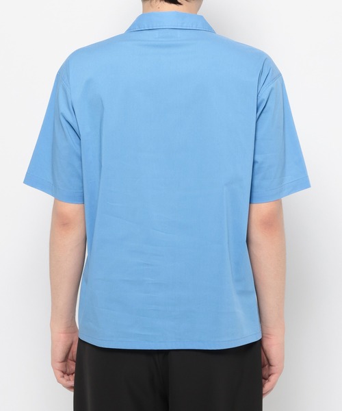 LURAKU(ルラク)の「【LURAKU】Open Collar Short Sleeve Shirt / オープンカラー半袖シャツ(シャツ/ブラウス・メンズ・ホワイト系その他/サックスブルー・L/S/M)」の18枚目の写真