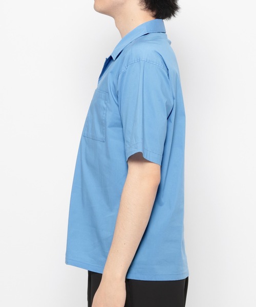 LURAKU(ルラク)の「【LURAKU】Open Collar Short Sleeve Shirt / オープンカラー半袖シャツ(シャツ/ブラウス・メンズ・ホワイト系その他/サックスブルー・L/S/M)」の17枚目の写真