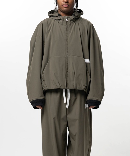 SOUND OF SUNRISE(サウンドオブサンライズ)の「S.O.S Shell Hooded Jacket(ナイロンジャケット・メンズ・カーキ/ブラック・XL/L/M/S)」の9枚目の写真
