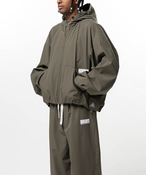 SOUND OF SUNRISE(サウンドオブサンライズ)の「S.O.S Shell Hooded Jacket(ナイロンジャケット・メンズ・カーキ/ブラック・XL/L/M/S)」の10枚目の写真