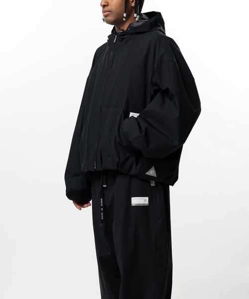 SOUND OF SUNRISE(サウンドオブサンライズ)の「S.O.S Shell Hooded Jacket(ナイロンジャケット・メンズ・カーキ/ブラック・XL/L/M/S)」の4枚目の写真