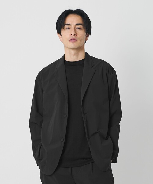 BEAUTY&YOUTH UNITED ARROWS(ビューティーアンドユースユナイテッドアローズ)の「360°MASTER ICE リラックス ジャケット セットアップ対応 接触冷感 ストレッチ 撥水 UVカット(テーラードジャケット・メンズ・ブラック/ダークグレー・M/XL/L/S)」の3枚目の写真