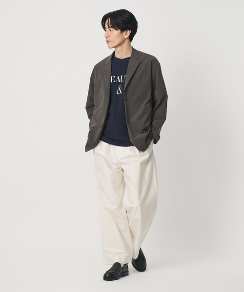 BEAUTY&YOUTH UNITED ARROWS(ビューティーアンドユースユナイテッドアローズ)の「360°MASTER ICE リラックス ジャケット セットアップ対応 接触冷感 ストレッチ 撥水 UVカット(テーラードジャケット・メンズ・ブラック/ダークグレー・M/XL/L/S)」の6枚目の写真