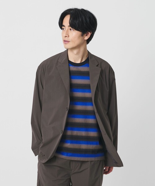BEAUTY&YOUTH UNITED ARROWS(ビューティーアンドユースユナイテッドアローズ)の「360°MASTER ICE リラックス ジャケット セットアップ対応 接触冷感 ストレッチ 撥水 UVカット(テーラードジャケット・メンズ・ブラック/ダークグレー・M/XL/L/S)」の7枚目の写真