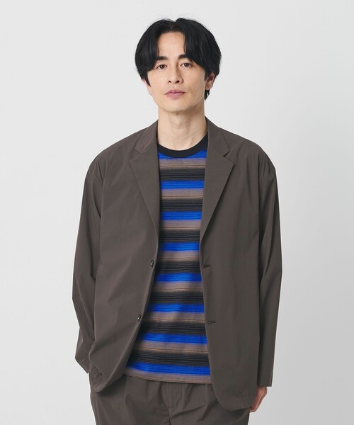 BEAUTY&YOUTH UNITED ARROWS(ビューティーアンドユースユナイテッドアローズ)の「360°MASTER ICE リラックス ジャケット セットアップ対応 接触冷感 ストレッチ 撥水 UVカット(テーラードジャケット・メンズ・ブラック/ダークグレー・M/XL/L/S)」の8枚目の写真