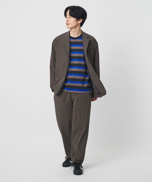 BEAUTY&YOUTH UNITED ARROWS(ビューティーアンドユースユナイテッドアローズ)の「360°MASTER ICE リラックス ジャケット セットアップ対応 接触冷感 ストレッチ 撥水 UVカット(テーラードジャケット・メンズ・ブラック/ダークグレー・M/XL/L/S)」の9枚目の写真