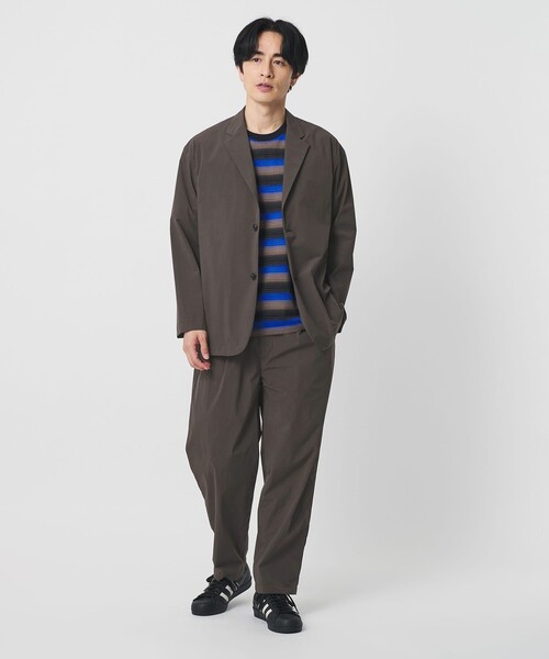 BEAUTY&YOUTH UNITED ARROWS(ビューティーアンドユースユナイテッドアローズ)の「360°MASTER ICE リラックス ジャケット セットアップ対応 接触冷感 ストレッチ 撥水 UVカット(テーラードジャケット・メンズ・ブラック/ダークグレー・M/XL/L/S)」の10枚目の写真