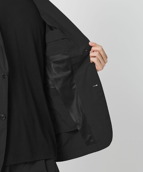 BEAUTY&YOUTH UNITED ARROWS(ビューティーアンドユースユナイテッドアローズ)の「360°MASTER ICE リラックス ジャケット セットアップ対応 接触冷感 ストレッチ 撥水 UVカット(テーラードジャケット・メンズ・ブラック/ダークグレー・M/XL/L/S)」の18枚目の写真