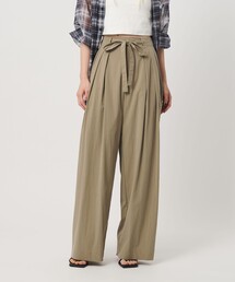BEAUTY&YOUTH UNITED ARROWS | セルロースブレンド  ベルトループ ワイドパンツ ウォッシャブル(その他パンツ)