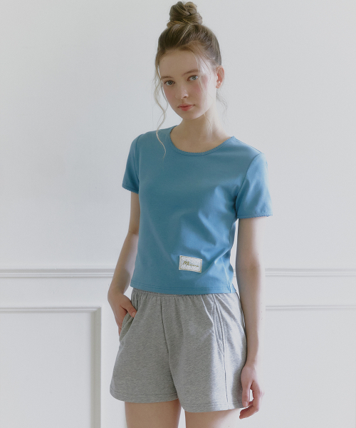 MICANE(ミケーネ)の「モニンデイリースウェットショーツ(その他パンツ・レディース・アイボリー/ブラック/ライトグレー・LARGE/SMALL/MEDIUM/X-LARGE)」の8枚目の写真