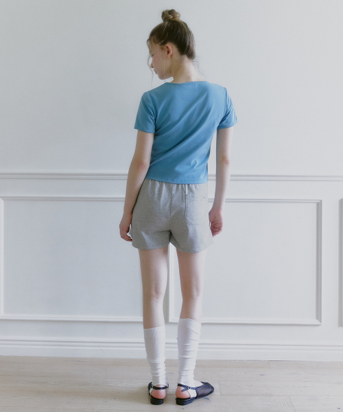 MICANE(ミケーネ)の「モニンデイリースウェットショーツ(その他パンツ・レディース・アイボリー/ブラック/ライトグレー・LARGE/SMALL/MEDIUM/X-LARGE)」の10枚目の写真
