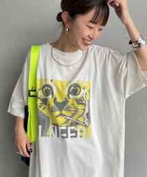 REMI RELIEF | [REMI RELIEF/レミレリーフ] 別注 ビッグシルエット SP加工プリントTシャツ(Tシャツ/カットソー)