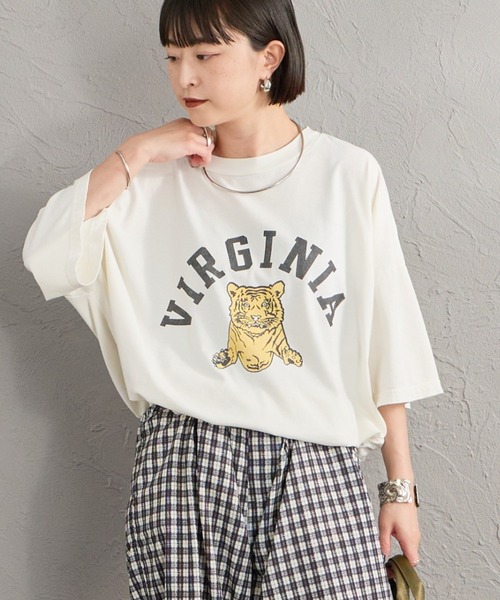 REMI RELIEF（レミレリーフ）の「[REMI RELIEF/レミレリーフ] 別注 ビッグシルエット SP加工プリントTシャツ（Tシャツ/カットソー・レディース・A/C/B・F/M/S）」の2枚目の写真
