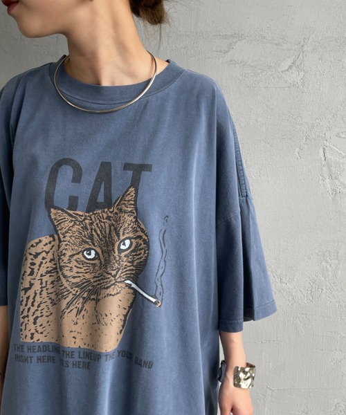 REMI RELIEF（レミレリーフ）の「[REMI RELIEF/レミレリーフ] 別注 ビッグシルエット SP加工プリントTシャツ（Tシャツ/カットソー・レディース・A/C/B・F/M/S）」の17枚目の写真