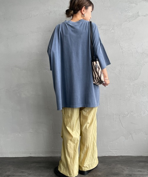 REMI RELIEF（レミレリーフ）の「[REMI RELIEF/レミレリーフ] 別注 ビッグシルエット SP加工プリントTシャツ（Tシャツ/カットソー・レディース・A/C/B・F/M/S）」の16枚目の写真