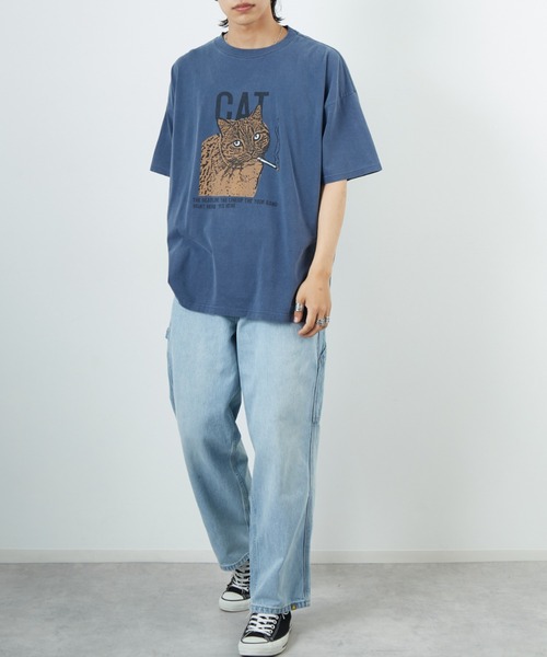 REMI RELIEF（レミレリーフ）の「[REMI RELIEF/レミレリーフ] 別注 ビッグシルエット SP加工プリントTシャツ（Tシャツ/カットソー・レディース・A/C/B・F/M/S）」の22枚目の写真