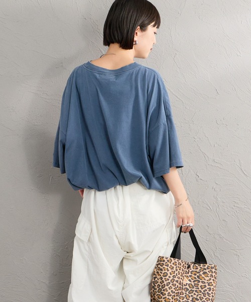 REMI RELIEF（レミレリーフ）の「[REMI RELIEF/レミレリーフ] 別注 ビッグシルエット SP加工プリントTシャツ（Tシャツ/カットソー・レディース・A/C/B・F/M/S）」の4枚目の写真