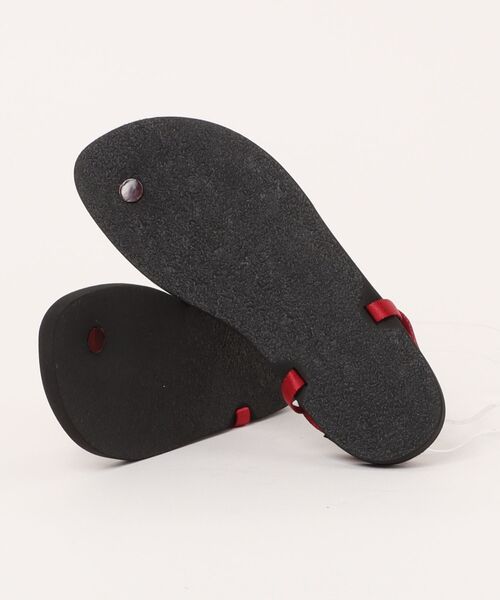 BEAUTIFUL SHOES（ビューティフルシューズ）の「BEAUTIFUL SHOES | BAREFOOT SANDALS（サンダル・レディース・ダークブラウン/レッド・24/23.5/23）」の4枚目の写真