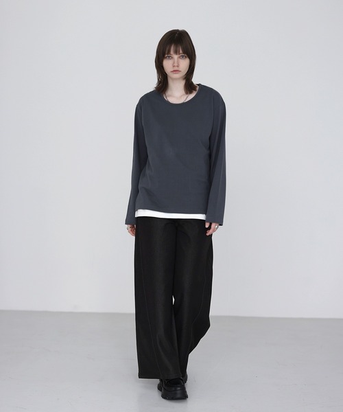 SOCCE(ソーシー)の「シームカーブTRデニムパンツ(デニムパンツ・メンズ・ブラック/ブルー・L/M/S/XL)」の3枚目の写真