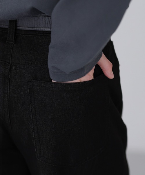 SOCCE(ソーシー)の「シームカーブTRデニムパンツ(デニムパンツ・メンズ・ブラック/ブルー・L/M/S/XL)」の14枚目の写真