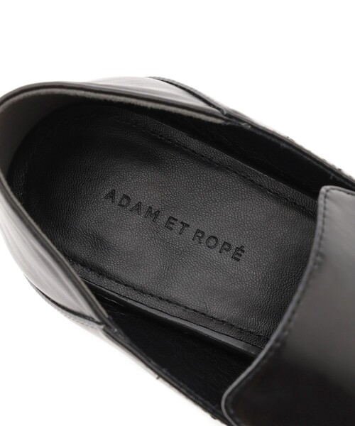 ADAM ET ROPE'（アダムエロペ）の「晴雨兼用スクエアトゥスリッポン/撥水（ローファー・レディース・ブラック・23.5cm/24.0cm/24.5cm/23.0cm）」の13枚目の写真